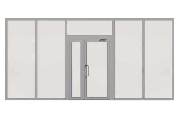 Puertas Interiores Aisladas Sobre Fondo Blanco Muebles Interior Ilustración Render —  Fotos de Stock