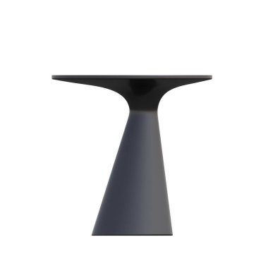 beyaz arka planda izole kahve masaları, 3D illüstrasyon, cg canlandırma