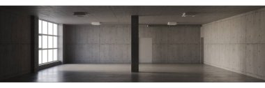 Geniş sanayi tesisleri, 3D illüstrasyon, cg oluşturucu