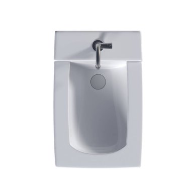 lavatory pan isolated on white background, toilet, 3D illustration