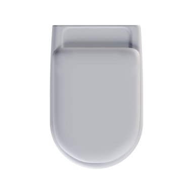 lavatory pan isolated on white background, toilet, 3D illustration