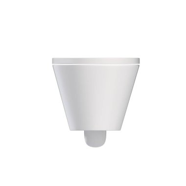 lavatory pan isolated on white background, toilet, 3D illustration