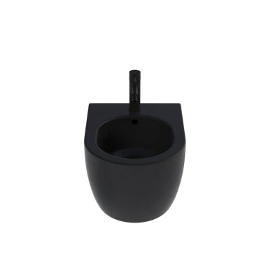 lavatory pan isolated on white background, toilet, 3D illustration