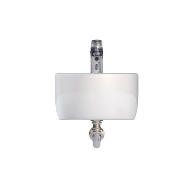 lavatory pan isolated on white background, toilet, 3D illustration