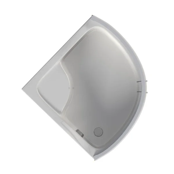 白い背景 3Dイラスト Cgレンダリングで隔離されたシャワーキャビン — ストック写真
