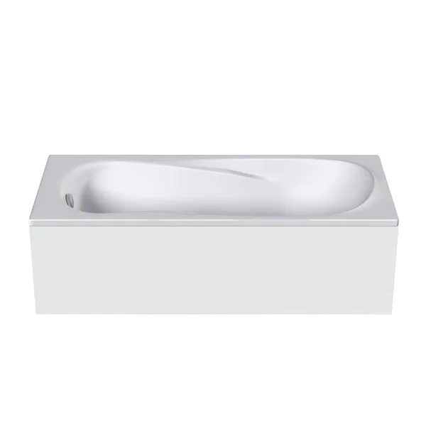 Bathtub Isolated White Background Illustration Render — Stock Photo, Image