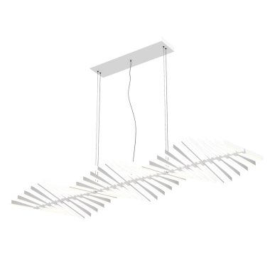 Tavandaki avize beyaz arka planda izole edilmiş, asılı lamba, kolye ışığı, 3 boyutlu illüstrasyon