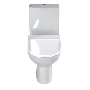 Beyaz arka planda klozet