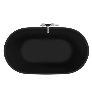 Küvet beyaz arkaplanda izole