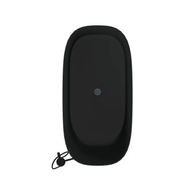 Küvet beyaz arkaplanda izole