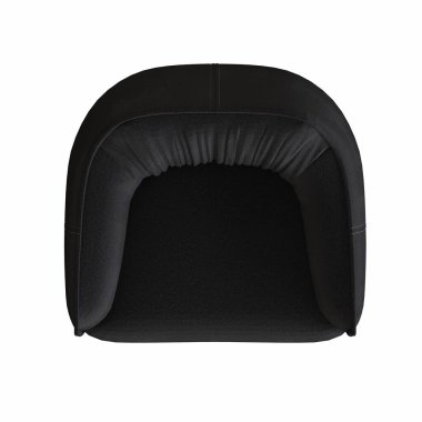 Beyaz arka planda izole edilmiş koltuk, iç mobilyalar, 3 boyutlu illüstrasyon