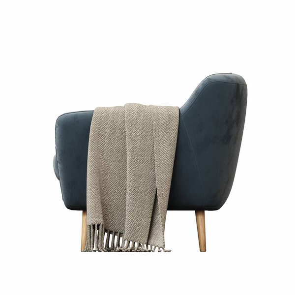 armchair isolated on white background, interior furniture, 3D illustration