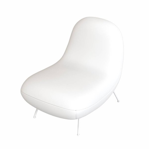 armchair isolated on white background, interior furniture, 3D illustration