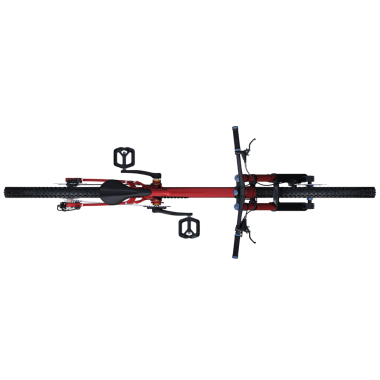 Bisiklet üzerinde beyaz izole