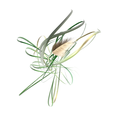 yaban otları, beyaz arkaplanda izole edilmiş, 3 boyutlu illüstrasyon, cg canlandırma