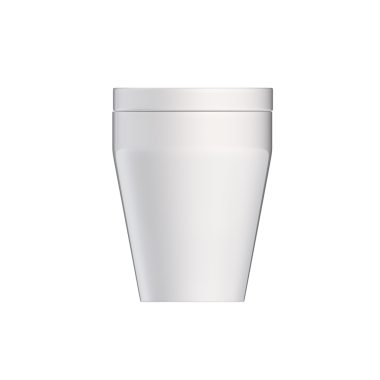 Lavabo tavası beyaz arka plan, bidet, 3D illüstrasyon ve CG canlandırma izole