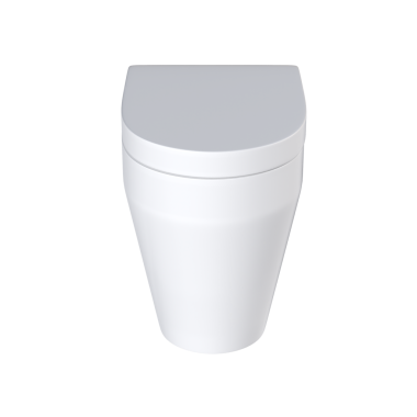 Lavabo tavası beyaz arka plan, bidet, 3D illüstrasyon ve CG canlandırma izole