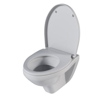 Lavabo tavası beyaz arka plan, bidet, 3D illüstrasyon ve CG canlandırma izole