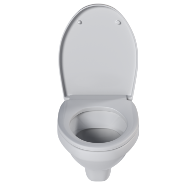 Lavabo tavası beyaz arka plan, bidet, 3D illüstrasyon ve CG canlandırma izole