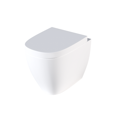 Lavabo tavası beyaz arka plan, bidet, 3D illüstrasyon ve CG canlandırma izole