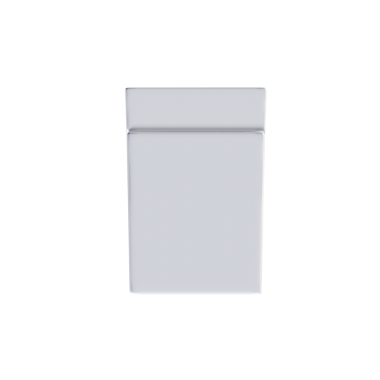 Lavabo tavası beyaz arka plan, bidet, 3D illüstrasyon ve CG canlandırma izole