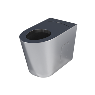 Lavabo tavası beyaz arka plan, bidet, 3D illüstrasyon ve CG canlandırma izole