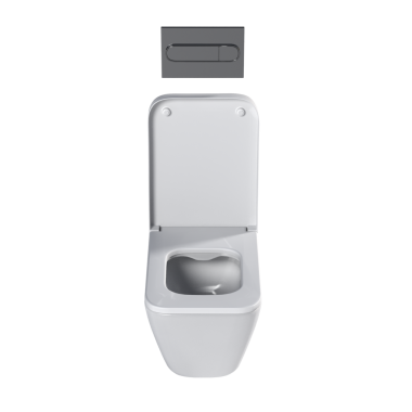 Lavabo tavası beyaz arka plan, bidet, 3D illüstrasyon ve CG canlandırma izole