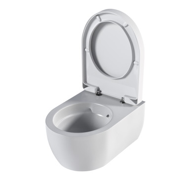 Lavabo tavası beyaz arka plan, bidet, 3D illüstrasyon ve CG canlandırma izole