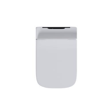 Lavabo tavası beyaz arka plan, bidet, 3D illüstrasyon ve CG canlandırma izole