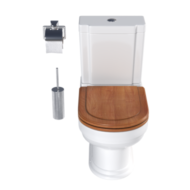 Lavabo tavası beyaz arka plan, bidet, 3D illüstrasyon ve CG canlandırma izole