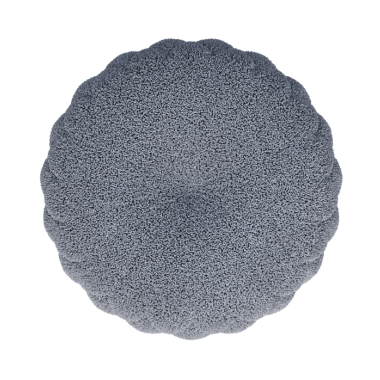 Beyaz arkaplanda izole edilmiş rahat pouf 'un 3d canlandırması