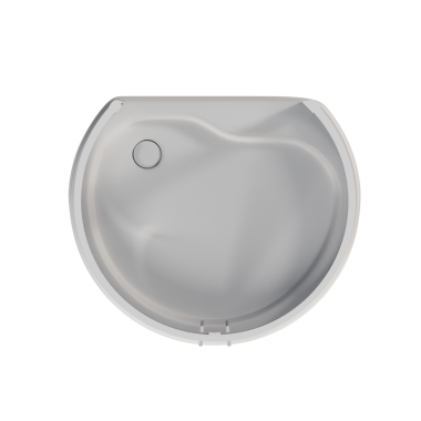 duş kabini, beyaz arka planda gerçekçi 3D illüstrasyon 