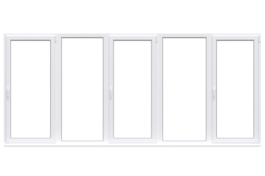 İçerideki pencereler beyaz arkaplanda izole edilmiş, 3B illüstrasyon, cg canlandırma