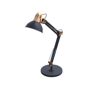 Masa lambası beyaz arkaplanda izole