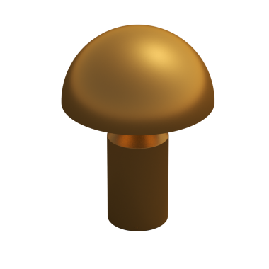 Masa lambası beyaz arkaplanda izole