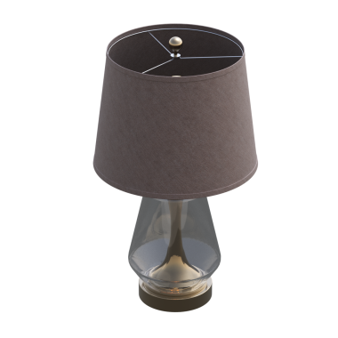 Masa lambası beyaz arkaplanda izole