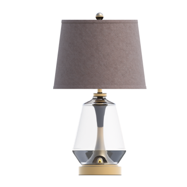 Masa lambası beyaz arkaplanda izole