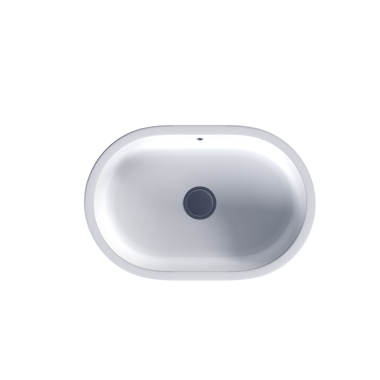 Beyaz arkaplanda gerçekçi 3 boyutlu lavabo oluşturma