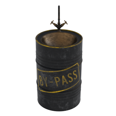 Beyaz arkaplanda gerçekçi 3 boyutlu lavabo oluşturma