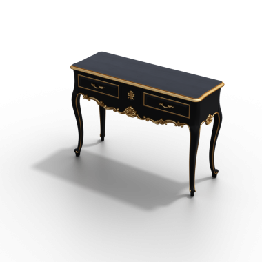 Beyaz arkaplan üzerine masa, mobilyaların gerçekçi 3D sunumu