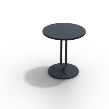 Beyaz arkaplan üzerine masa, mobilyaların gerçekçi 3D sunumu