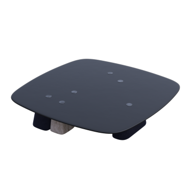 Beyaz arkaplan üzerine masa, mobilyaların gerçekçi 3D sunumu