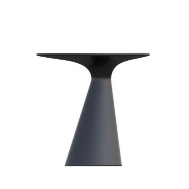 Beyaz arkaplan üzerine masa, mobilyaların gerçekçi 3D sunumu