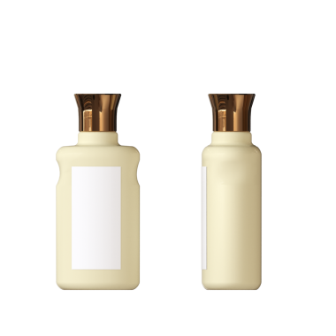 Banyo aksesuarları beyaz arka planda izole edilmiş, 3 boyutlu illüstrasyon, cg görüntüleme. Hijyen kozmetik konteynırları 