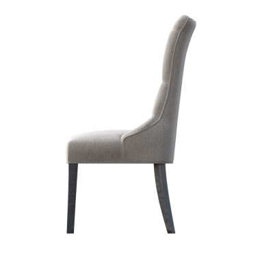 beyaz arkaplanda izole edilmiş bej sandalye, 3 boyutlu görüntüleme