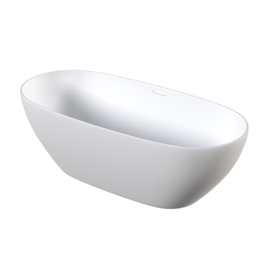 Beyaz arka planda küvetin gerçekçi 3D canlandırması