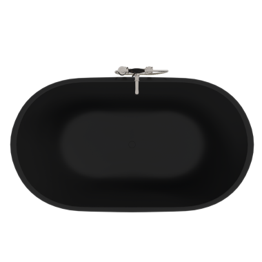 Beyaz arka planda küvetin gerçekçi 3D canlandırması