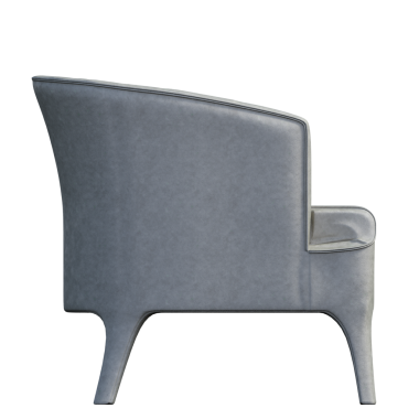 Modern koltuk, gerçekçi 3 boyutlu mobilya tasarımı