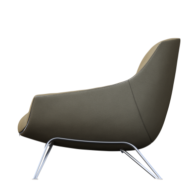 Modern koltuk, gerçekçi 3 boyutlu mobilya tasarımı