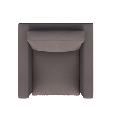 Modern koltuk, gerçekçi 3 boyutlu mobilya tasarımı